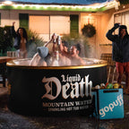 Liquid Death x Gopuff Hot Tub