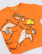 Zog Character Unisex Kids Orange Sweatshirt