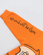 Zog Character Unisex Kids Orange Sweatshirt