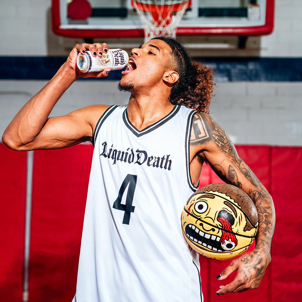 Jalen Green x Liquid Death Hoop Head