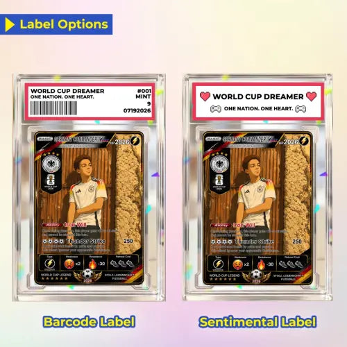 World Cup 2026 Custom Soccer Card, Personalized Football Trading Card, Pokémon-Style Fan Card with Photo, Unique Gift for Soccer Fans - CPC-WC-GER