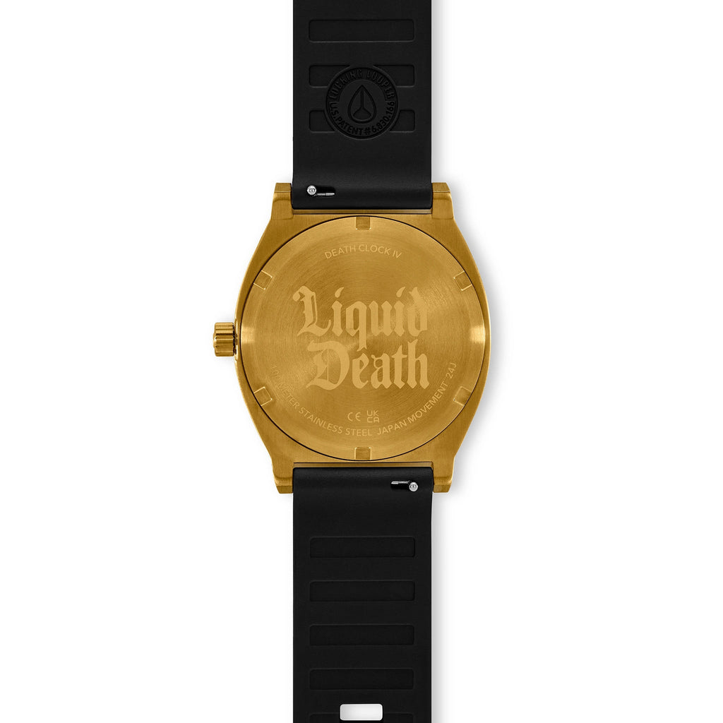 Liquid Death x Nixon Death Clock IV