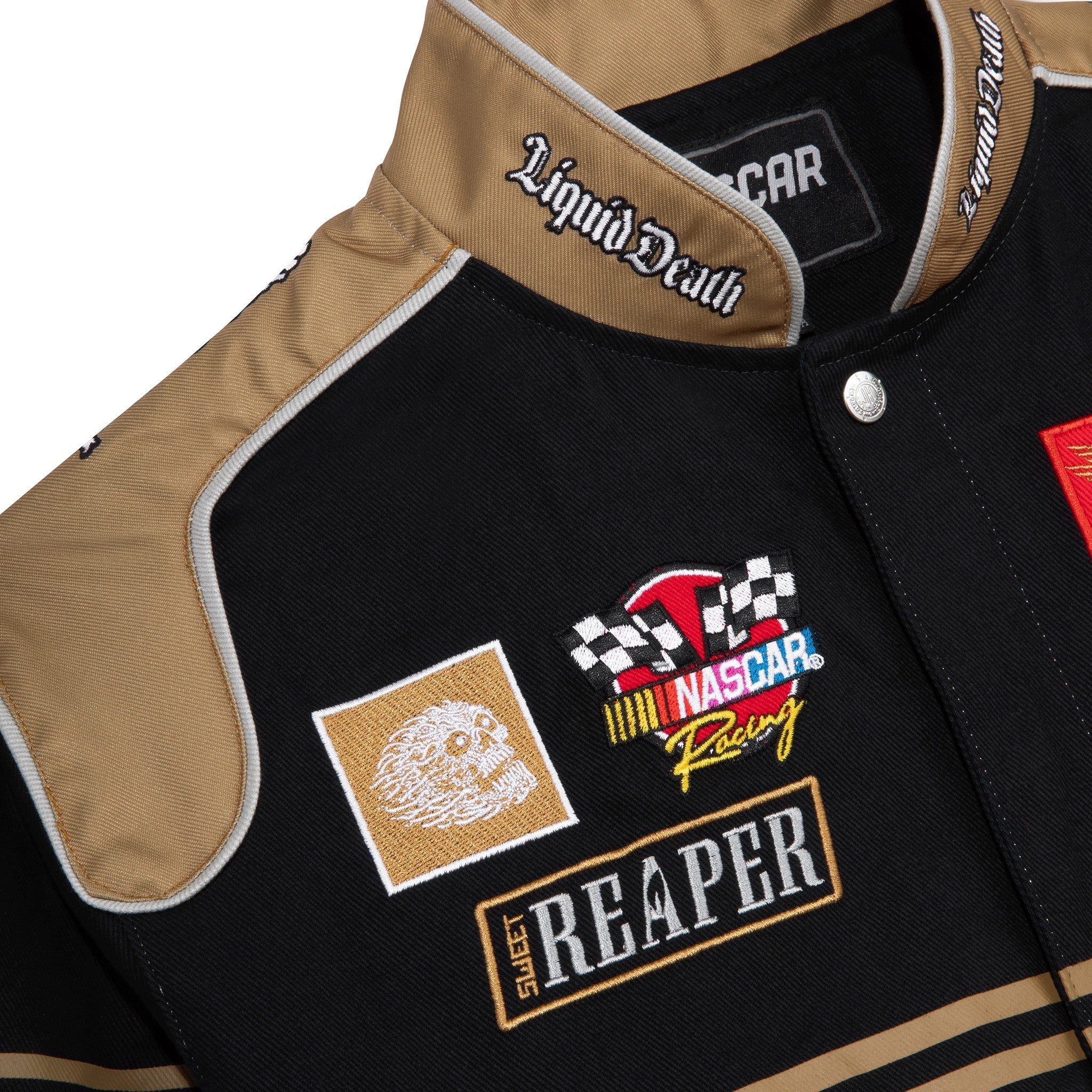 Liquid Death x NASCAR Death Driver Jacket